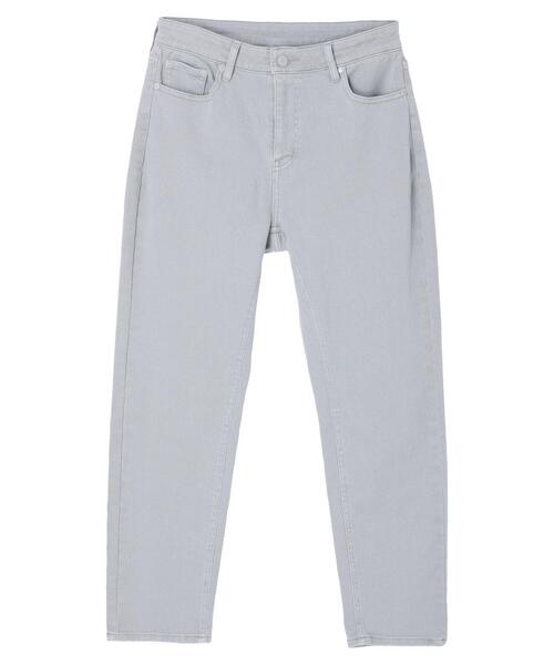 earth music&ecology（アースミュージックアンドエコロジー）の「ピグメントダイデニムパンツ（デニムパンツ・レディース・オリーブ/ライトグレー/チャコールグレー/ピンクベージュ・S/L/M）」の15枚目の写真