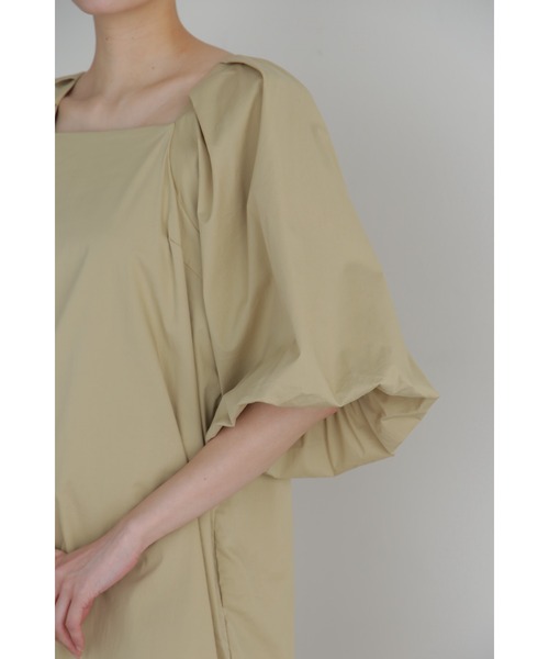 ROSE BUD（ローズバッド）の「袖ボリュームワンピース（ワンピース・レディース・ブラック/ベージュ・FREE）」の10枚目の写真