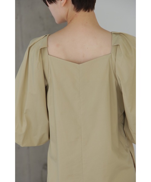 ROSE BUD（ローズバッド）の「袖ボリュームワンピース（ワンピース・レディース・ブラック/ベージュ・FREE）」の12枚目の写真