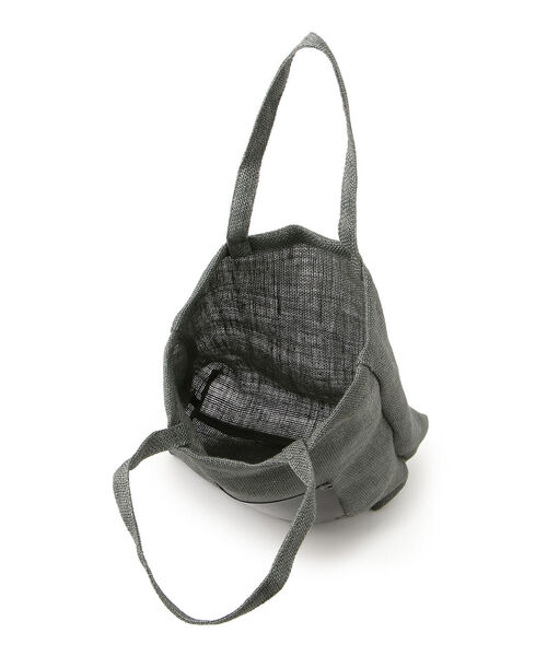 AVIREX（アヴィレックス）の「【直営店限定】MESH VERTICAL BAG/ メッシュバーチカルバッグ（トートバッグ・レディース・チャコール/ナチュラル/イエロー・FREE）」の13枚目の写真