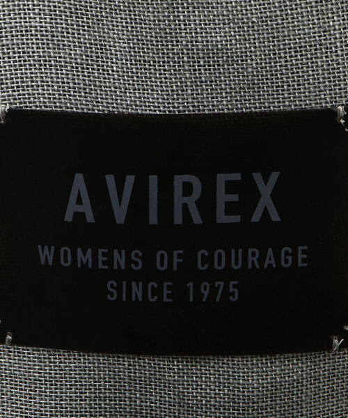 AVIREX（アヴィレックス）の「【直営店限定】MESH VERTICAL BAG/ メッシュバーチカルバッグ（トートバッグ・レディース・チャコール/ナチュラル/イエロー・FREE）」の16枚目の写真