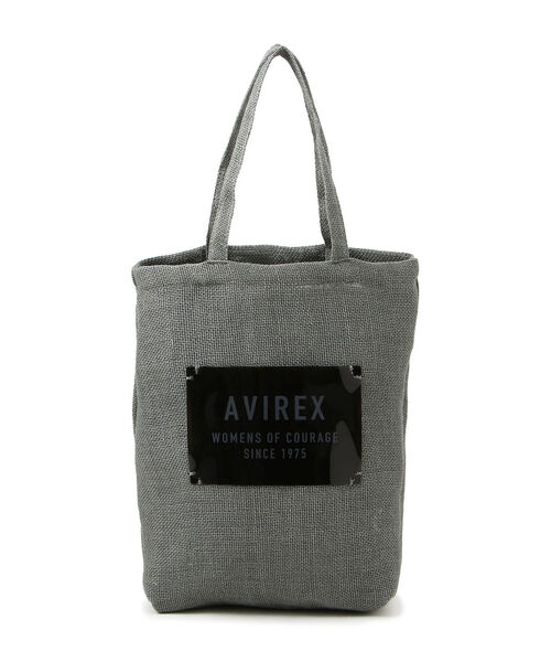 AVIREX（アヴィレックス）の「【直営店限定】MESH VERTICAL BAG/ メッシュバーチカルバッグ（トートバッグ・レディース・チャコール/ナチュラル/イエロー・FREE）」の22枚目の写真