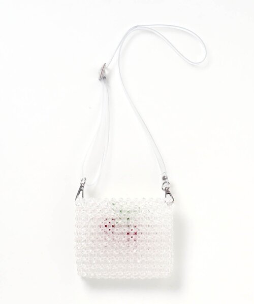 apres les cours（アプレレクール）の「ビーズポシェット（ショルダーバッグ・キッズ・オフホワイト/ブルー・FREE）」の8枚目の写真