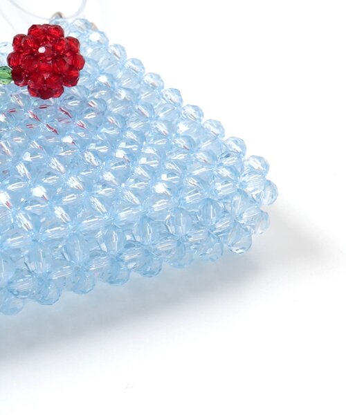 apres les cours（アプレレクール）の「ビーズポシェット（ショルダーバッグ・キッズ・オフホワイト/ブルー・FREE）」の12枚目の写真