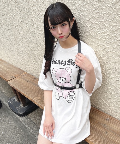 Honey Cinnamon - ハニーシナモン　シナモンTシャツ黒　ユニセックス Gaming シナモンTシャツ（Tシャツ/カットソー）｜Honey Cinnamon