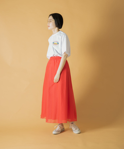 URBAN RESEARCH DOORS（アーバンリサーチドアーズ）の「『別注』Common Noun×DOORS　 kanaakiyama movie t-shirts（Tシャツ/カットソー・レディース・グリーン系その他/ホワイト系その他/ブラック系その他・ONE）」の5枚目の写真