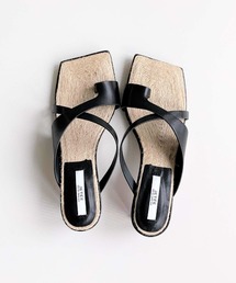 Q | ジュートトングサンダル(サンダル)