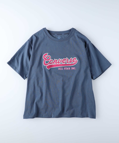CONVERSE（コンバース）の「【CONVERSE】アップリケＴシャツ（Tシャツ/カットソー・レディース・ホワイト/ブラック/ピンク/ブルー・L/M）」の13枚目の写真