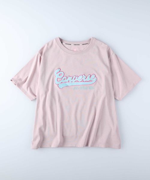 CONVERSE（コンバース）の「【CONVERSE】アップリケＴシャツ（Tシャツ/カットソー・レディース・ホワイト/ブラック/ピンク/ブルー・L/M）」の17枚目の写真
