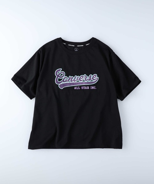 CONVERSE（コンバース）の「【CONVERSE】アップリケＴシャツ（Tシャツ/カットソー・レディース・ホワイト/ブラック/ピンク/ブルー・L/M）」の20枚目の写真