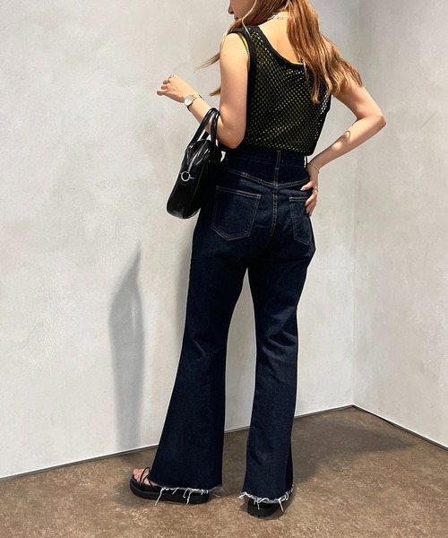 apres jour mignon（アプレジュールミニョン）の「メッシュニットタンク【ZOZOTOWN限定アイテム】（タンクトップ・レディース・ブラック/オフホワイト/ピンク/オレンジ・X-LARGE/フリー）」の19枚目の写真