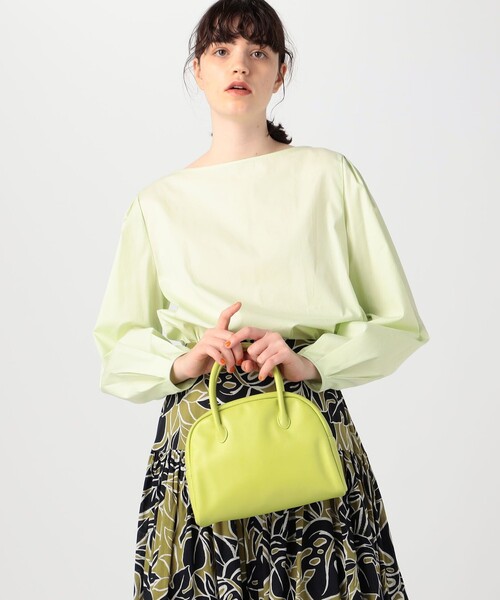 Aeta（アエタ）の「■【別注】Aeta×TOMORROWLAND スモールボストンバッグ（ボストンバッグ・レディース・ライトグリーン・FREE）」の2枚目の写真