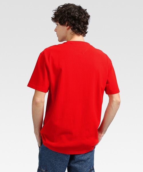 tommy jeans(トミー ジーンズ)の「バッジロゴTシャツ(Tシャツ/カットソー・メンズ・ホワイト/ネイビー/レッド/ブラック・SMALL/MEDIUM/LARGE/X-LARGE)」の9枚目の写真