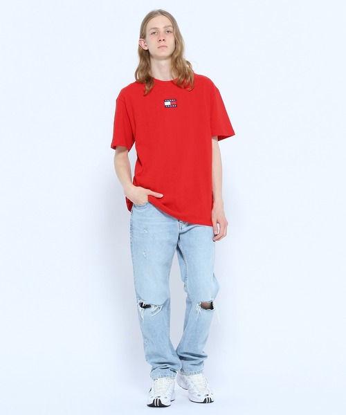 tommy jeans(トミー ジーンズ)の「バッジロゴTシャツ(Tシャツ/カットソー・メンズ・ホワイト/ネイビー/レッド/ブラック・SMALL/MEDIUM/LARGE/X-LARGE)」の17枚目の写真