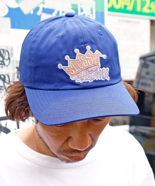 STUSSY（ステューシー）の「STUSSY/ステューシー ROYAL GOODS LOW PRO CAP ロゴキャップ（キャップ・メンズ・ブラック/ネイビー/バーガンディー・FREE）」の20枚目の写真