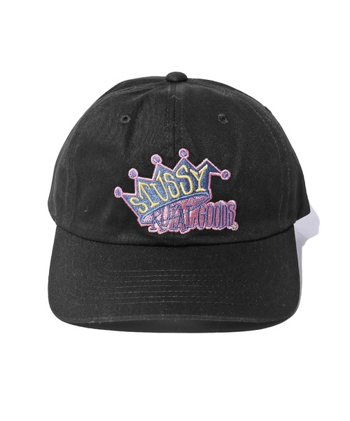 STUSSY（ステューシー）の「STUSSY/ステューシー ROYAL GOODS LOW PRO CAP ロゴキャップ（キャップ・メンズ・ブラック/ネイビー/バーガンディー・FREE）」の9枚目の写真