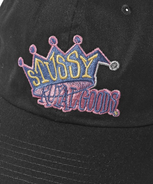 STUSSY（ステューシー）の「STUSSY/ステューシー ROYAL GOODS LOW PRO CAP ロゴキャップ（キャップ・メンズ・ブラック/ネイビー/バーガンディー・FREE）」の10枚目の写真