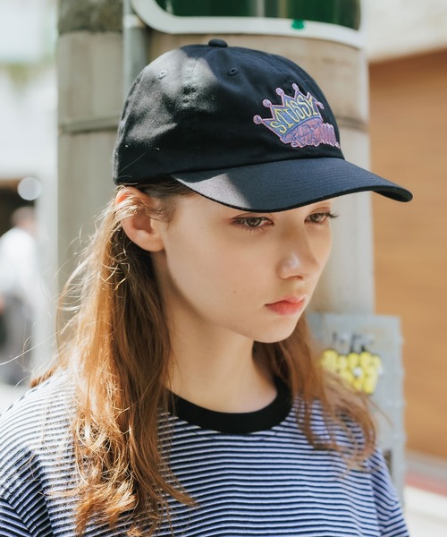 STUSSY（ステューシー）の「STUSSY/ステューシー ROYAL GOODS LOW PRO CAP ロゴキャップ（キャップ・メンズ・ブラック/ネイビー/バーガンディー・FREE）」の22枚目の写真