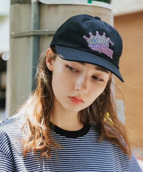 STUSSY（ステューシー）の「STUSSY/ステューシー ROYAL GOODS LOW PRO CAP ロゴキャップ（キャップ・メンズ・ブラック/ネイビー/バーガンディー・FREE）」の21枚目の写真