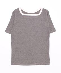 Lugnoncure | リブトップス（無地／ボーダー）(Tシャツ/カットソー)