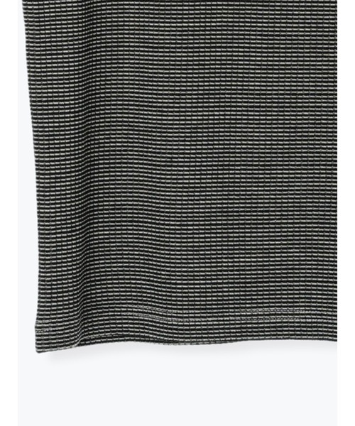 Lugnoncure（ルノンキュール）の「リブトップス（無地／ボーダー）（Tシャツ/カットソー・レディース・ホワイト/ブラック/ベージュ/オフホワイト・ﾌﾘ-）」の9枚目の写真