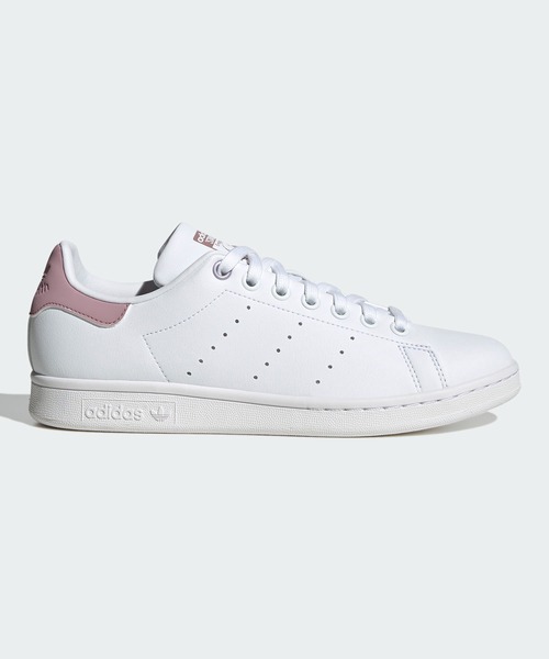 adidas（アディダス）の「スタンスミス / Stan Smith / アディダスオリジナルス（メンズ/レディース）（スニーカー・レディース・ホワイト/ホワイト×カーキブラウン/ホワイト×パープル・24.5cm/25.0cm/25.5cm/26.0cm/26.5cm/27.0cm/27.5cm/22.5cm/24.0cm/23.5cm/22.0cm/23.0cm/28.0cm）」の3枚目の写真