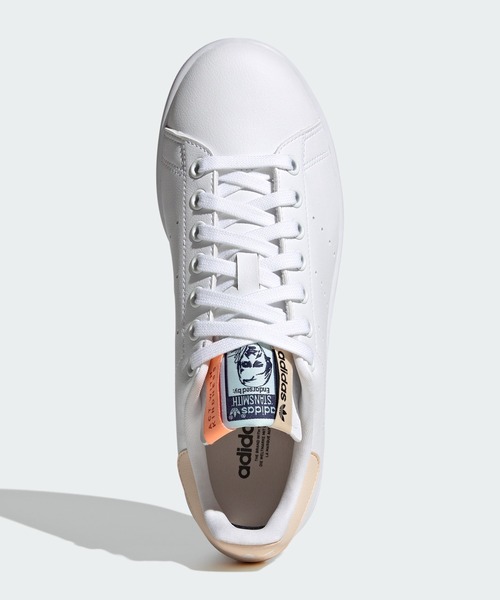 adidas（アディダス）の「スタンスミス / Stan Smith / アディダスオリジナルス（メンズ/レディース）（スニーカー・レディース・ホワイト/ホワイト×カーキブラウン/ホワイト×パープル・24.5cm/25.0cm/25.5cm/26.0cm/26.5cm/27.0cm/27.5cm/22.5cm/24.0cm/23.5cm/22.0cm/23.0cm/28.0cm）」の6枚目の写真