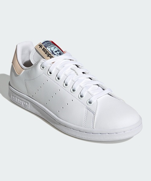 adidas（アディダス）の「スタンスミス / Stan Smith / アディダスオリジナルス（メンズ/レディース）（スニーカー・レディース・ホワイト/ホワイト×カーキブラウン/ホワイト×パープル・24.5cm/25.0cm/25.5cm/26.0cm/26.5cm/27.0cm/27.5cm/22.5cm/24.0cm/23.5cm/22.0cm/23.0cm/28.0cm）」の4枚目の写真