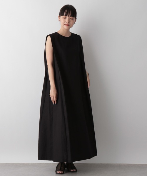 LOWRYS FARM（ローリーズファーム）の「ソデタックノースリーブワンピース　349135（ワンピース・レディース・ブラック/グリーン/アイボリー/ブルー・FREE）」の19枚目の写真