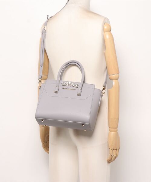 JILL by JILL STUART（ジルバイジルスチュアート）の「ビジューロイヤルトート（トートバッグ・レディース・グレー系その他4/ホワイト系その他3/ブラック・FREE）」の13枚目の写真