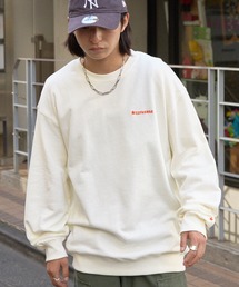 CONVERSE | CONVERSE/コンバース ロゴ刺繍 ビッグシルエット裏毛クルースウェット(スウェット)