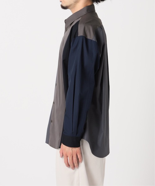 EDIFICE SELECT（エディフィスセレクト）の「【THOMAS MASON/トーマスメイソン】オーバーサイズクレイジーパターンシャツ（シャツ/ブラウス・メンズ・ベージュ/グレー・SMALL/MEDIUM/LARGE）」の17枚目の写真