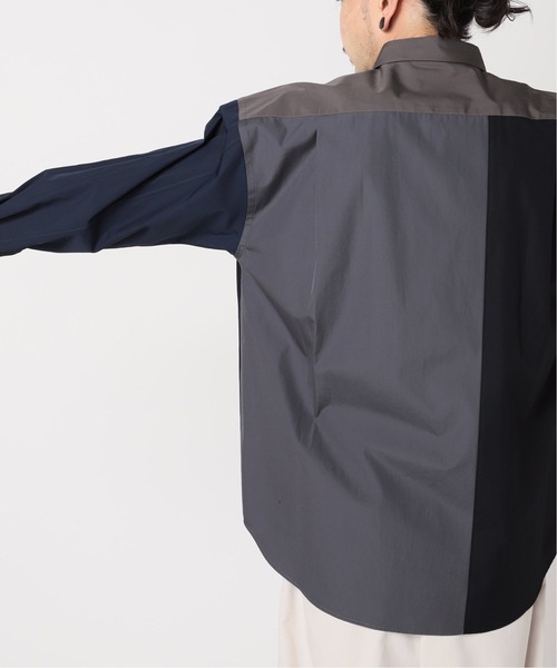 EDIFICE SELECT（エディフィスセレクト）の「【THOMAS MASON/トーマスメイソン】オーバーサイズクレイジーパターンシャツ（シャツ/ブラウス・メンズ・ベージュ/グレー・SMALL/MEDIUM/LARGE）」の21枚目の写真