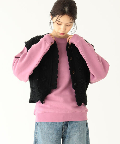 BEAMS BOY(ビームスボーイ)の「BEAMS BOY / アラン カーディガン ベスト(ベスト・レディース・ブラック/オフホワイト/レッド系その他3・ONE SIZE)」の10枚目の写真