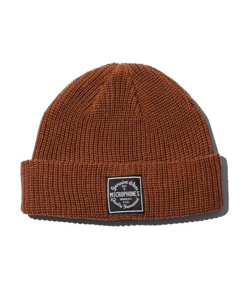 NineMicrophones（ナインマイクロフォンズ）の「LOW WATCH（ニットキャップ/ビーニー・メンズ・キャメル/ブラック/オレンジ・FREE）」の3枚目の写真