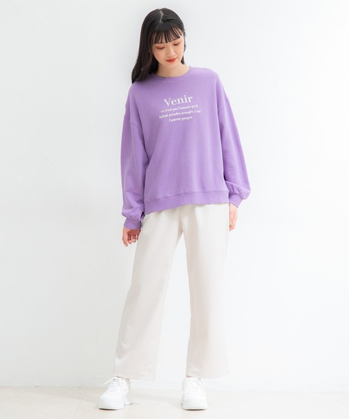 Honeys（ハニーズ）の「刺繍ロゴゆるトレーナー（スウェット