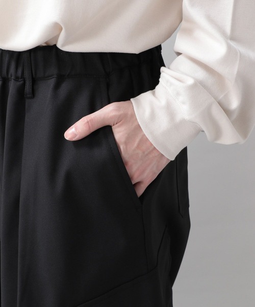 RAGEBLUE（レイジブルー）の「PEツイル/ワイドバルーンカーゴパンツ（カーゴパンツ・メンズ・ブラック/オフホワイト/ダークグレー・MEDIUM/LARGE）」の7枚目の写真