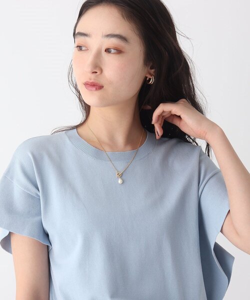 OPAQUE.CLIP（オペークドットクリップ）の「◆1粒淡水パールネックレス（ネックレス・レディース・ホワイト系3・00）」の5枚目の写真