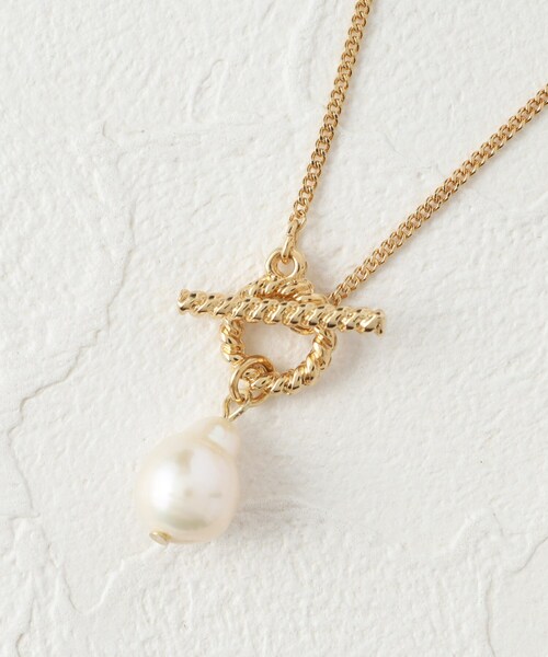OPAQUE.CLIP（オペークドットクリップ）の「◆1粒淡水パールネックレス（ネックレス・レディース・ホワイト系3・00）」の4枚目の写真
