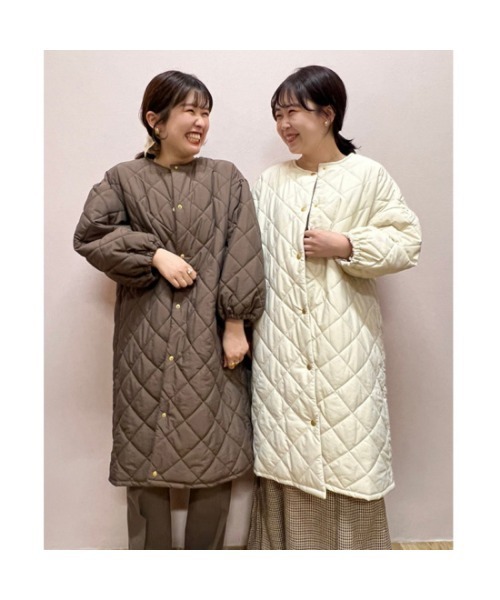 flower（フラワー）の「バルーンキルティングコート（ダウンジャケット