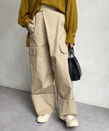 CPCM | サイドポケット折り返しワイドパンツ(その他パンツ)