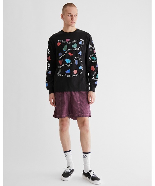 Saturdays NYC(サタデーズ ニューヨークシティ )の「Pathway Standard LS Tee(Tシャツ/カットソー・メンズ・ブラック/ベージュ・X-SMALL/S/M/L/XL)」の13枚目の写真