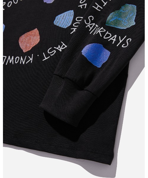 Saturdays NYC(サタデーズ ニューヨークシティ )の「Pathway Standard LS Tee(Tシャツ/カットソー・メンズ・ブラック/ベージュ・X-SMALL/S/M/L/XL)」の7枚目の写真