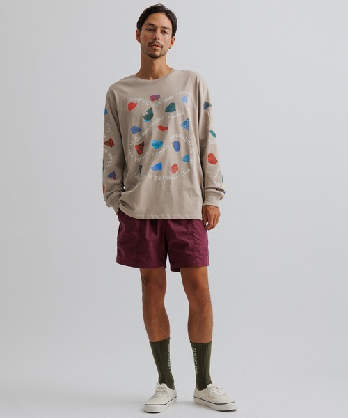 Saturdays NYC(サタデーズ ニューヨークシティ )の「Pathway Standard LS Tee(Tシャツ/カットソー・メンズ・ブラック/ベージュ・X-SMALL/S/M/L/XL)」の16枚目の写真
