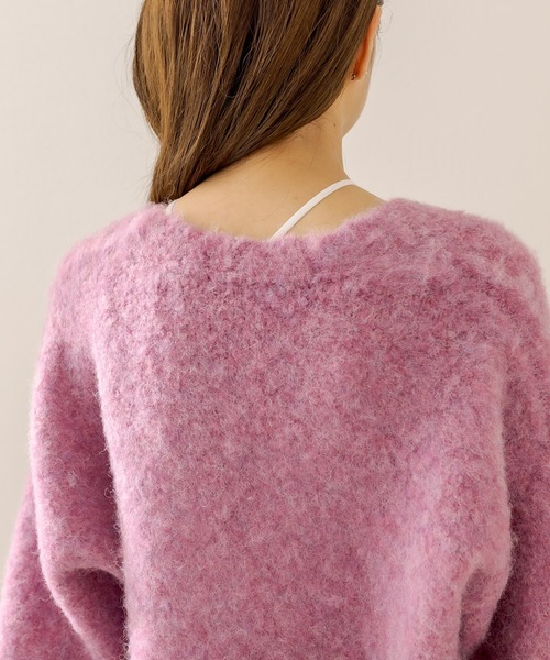 OLIVE des OLIVE(オリーブデオリーブ)の「【WEB限定カラー有】10color推し色カラーカーディガン(カーディガン/ボレロ・レディース・オフホワイト/ピンク/オレンジ/ライトグレー/ミント/ラベンダー/ブルー/コーラルピンク/チャコールグレー/ホワイト・FREE)」の17枚目の写真