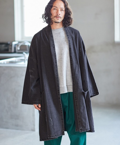 CAMBIO（カンビオ）の「mj8776-KIMONO Like Denim Over Size