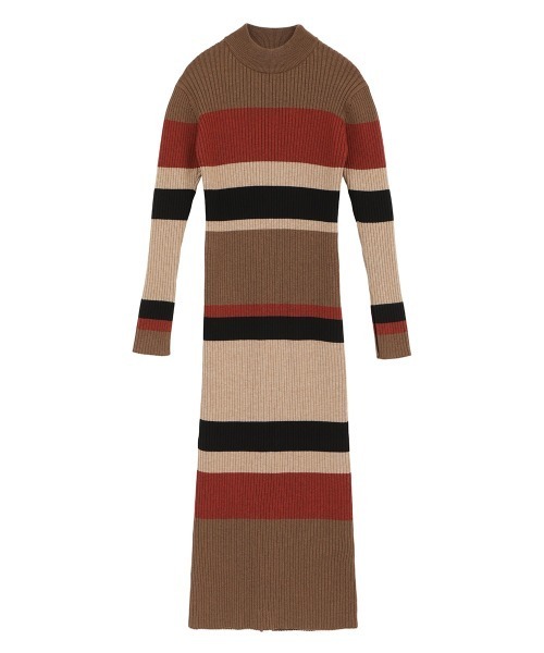 CLANE（クラネ）の「H/N RIB KNIT ONE PIECE（ワンピース）」 - WEAR