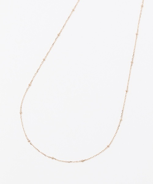アパートバイ　A part by K10チェーンネックレス_0.5mm A part by（アパートバイ）の「K10チェーンネックレス_0.5mm