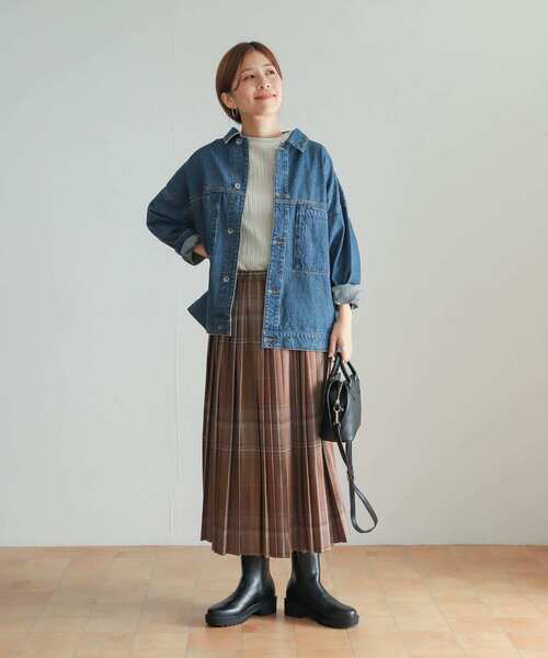 URBAN RESEARCH DOORS(アーバンリサーチドアーズ)の「針抜き6分袖カットソー(Tシャツ/カットソー・レディース・オレンジ/イエロー系その他/ライトベージュ/ネイビー・LARGE/MEDIUM)」の13枚目の写真