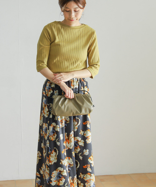 URBAN RESEARCH DOORS(アーバンリサーチドアーズ)の「針抜き6分袖カットソー(Tシャツ/カットソー・レディース・オレンジ/イエロー系その他/ライトベージュ/ネイビー・LARGE/MEDIUM)」の19枚目の写真